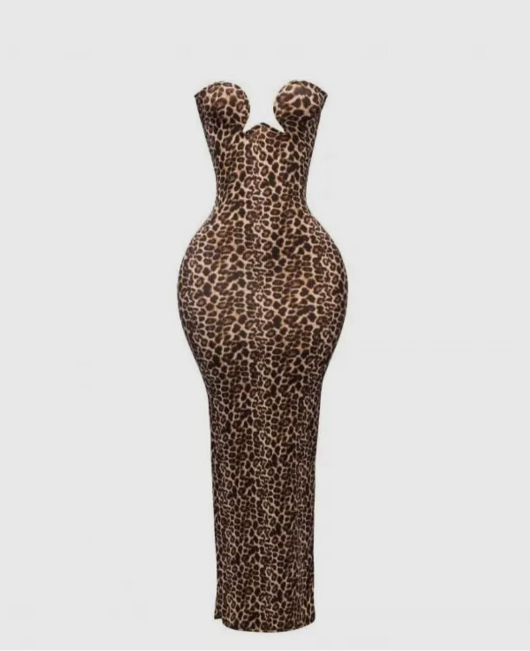 Sash Leopard Dress