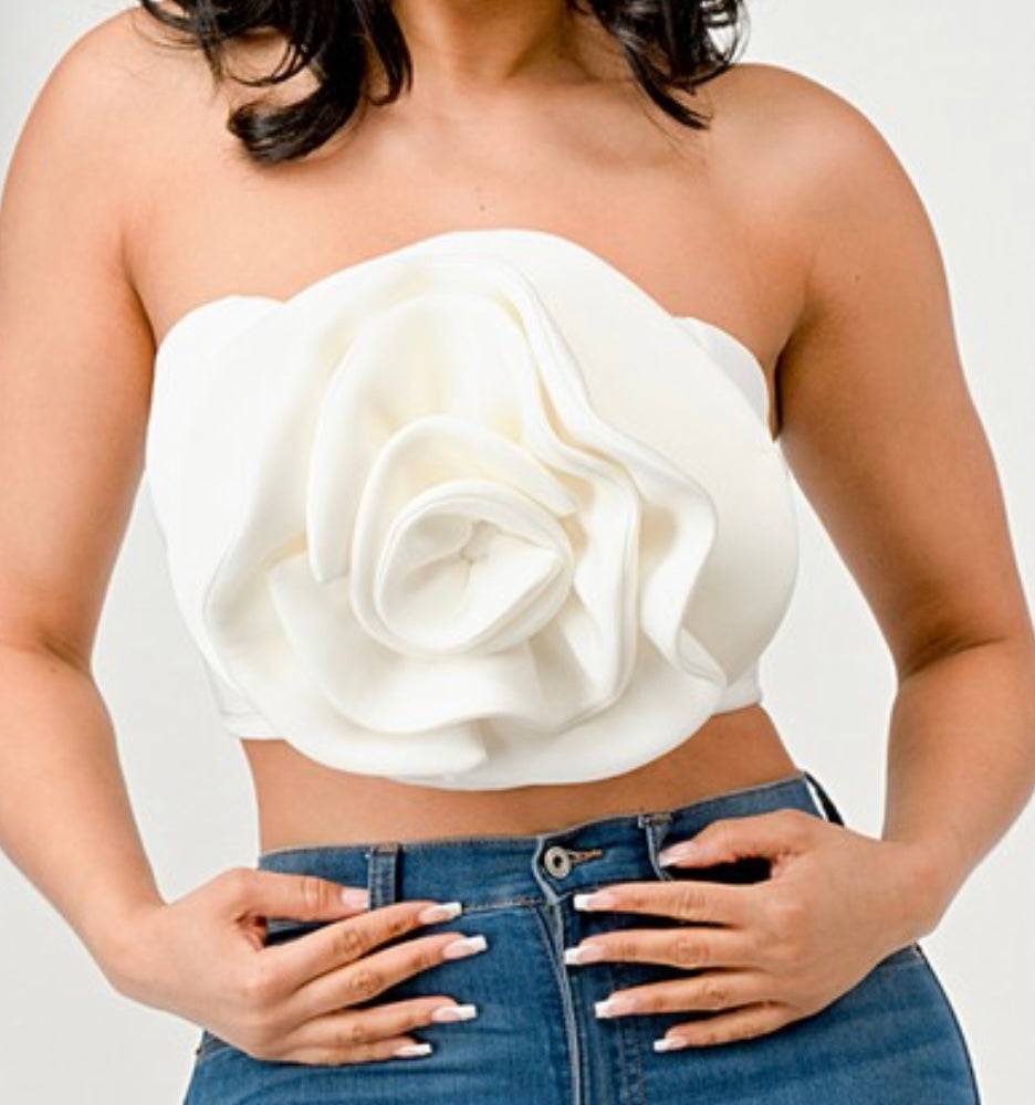 Flower Crop Top