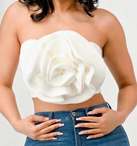 Flower Crop Top