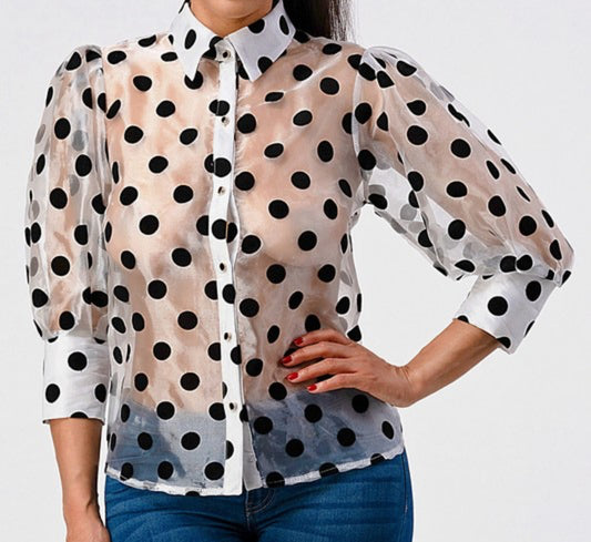 Polka Dot Top