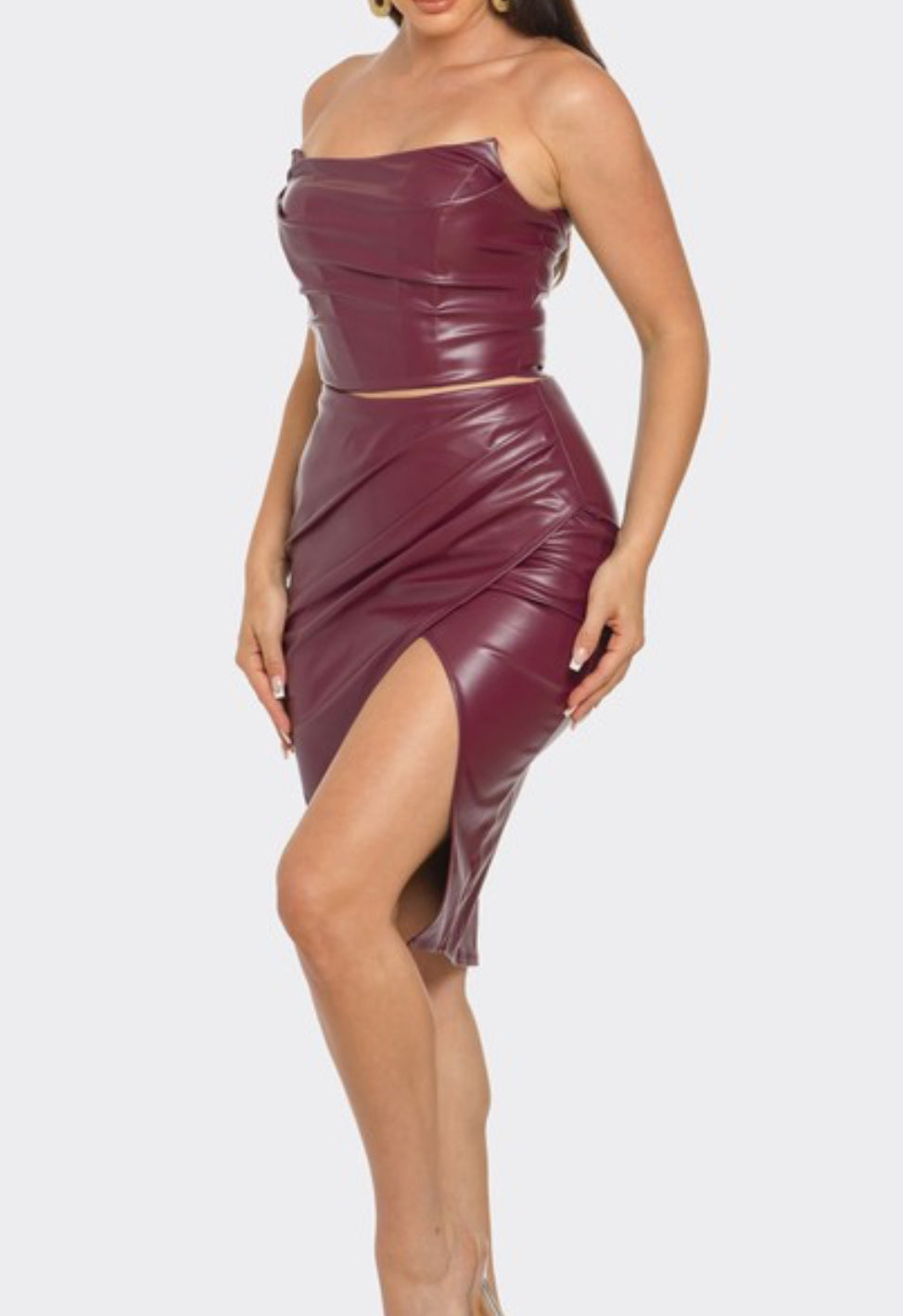Corset Top and Midi Skirt