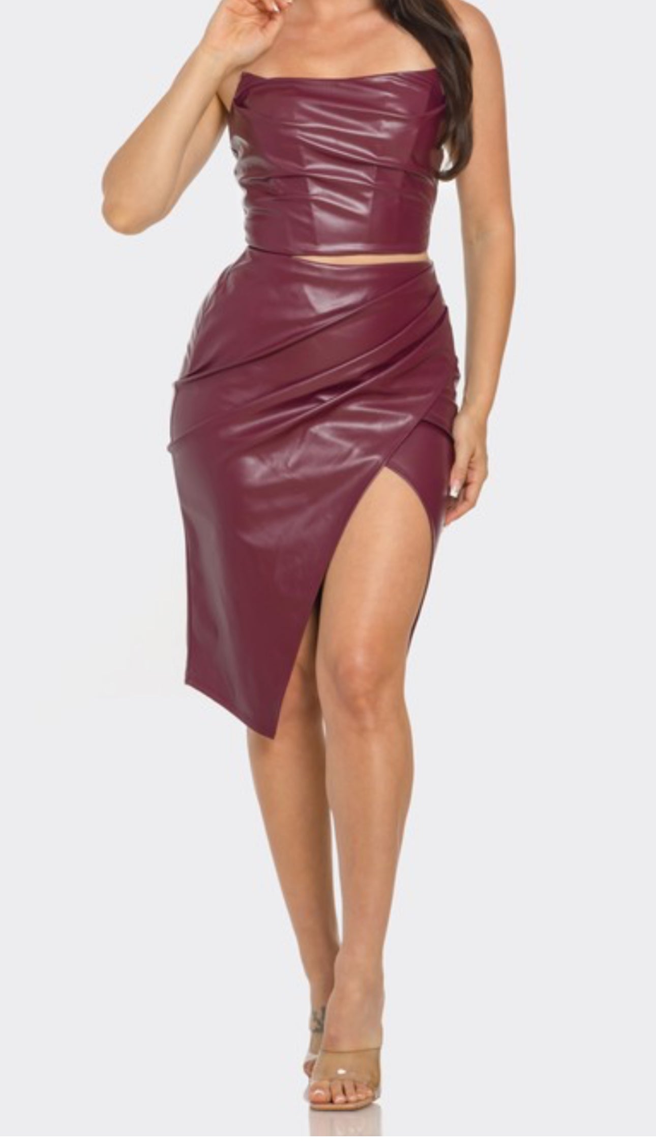 Corset Top and Midi Skirt